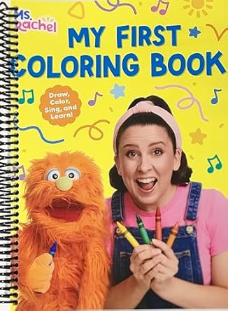 my first coloring book spiral bound ms rachel monique dong and golden books 1st edition ms rachel ,monique