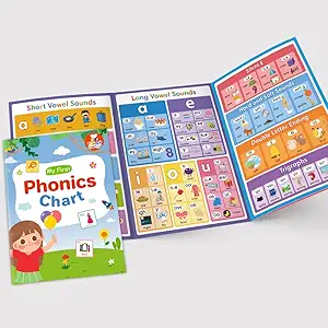 lachilly my first phonics chart learning poster vowel consonant pronunciation educational toys vocabulary