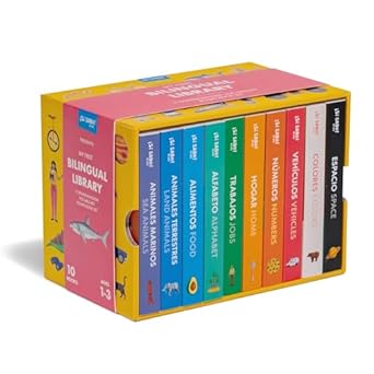 My First Bilingual Library A Spanish English Vocabulary Board Book Set Of Colors Numbers Animals Abcs And More