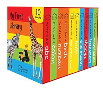 my first library boxset of 10 board books for kids 1st edition wonder house books 9387779262, 978-9387779266