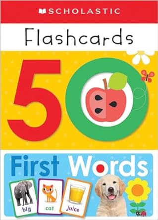 cartwheel books language skills vehicles 50 first words flashcards scholastic early learners 1st edition