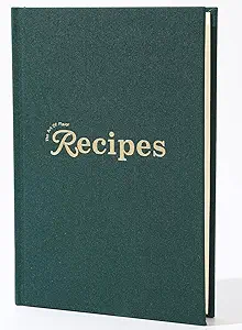 recipe book to write in your own recipes aesthetic recipe book for family favorites blank recipe book with