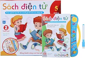 reading machine toy vietnamese english ebook children early educational learning toy for kids wonderful gift