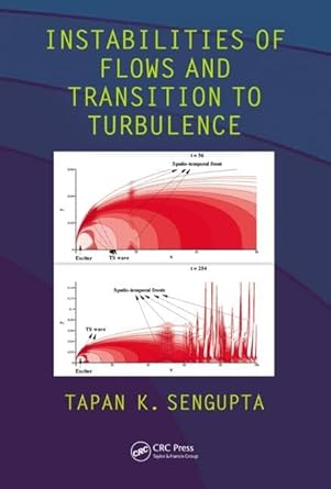 instabilities of flows and transition to turbulence 1st edition tapan k sengupta 1439879443, 978-1439879443
