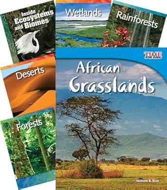 teacher created materials classroom library collections biomes and ecosystems 7 book set grades 2 4 1st