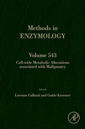 cell wide metabolic alterations associated with malignancy 1st edition lorenzo galluzzi ,guido kroemer