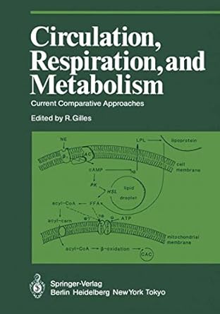 circulation respiration and metabolism current comparative approaches 1st edition raymond gilles 3642706126,