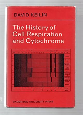 the history of cell respiration and cytochrome 1st edition david keilin 0521054702, 978-0521054706