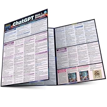 chatgpt uses and prompts a quickstudy laminated reference guide 1st edition frank blackwell 142325113x,