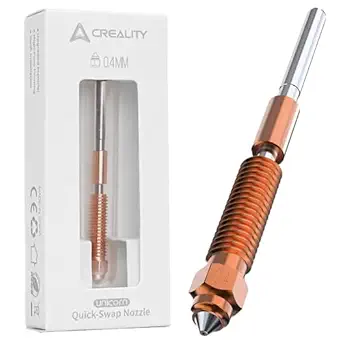 creality k1c nozzle 0 4mm quick swap with titanium alloy heat break high flow support high speed printing 30