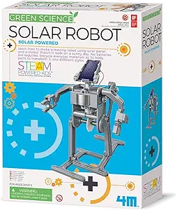 4m green science solar robot kit green energy robotics eco engineering stem toys educational gift for kids