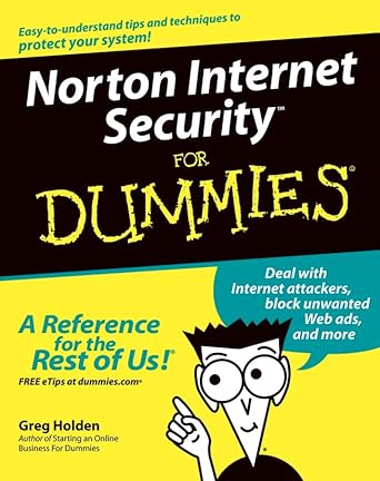 norton internet security for dummies 1st edition greg holden 0764575775, 978-0764575778