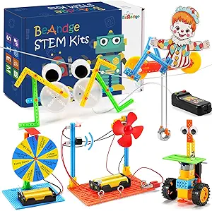 stem robotics kits for kids age 8 12 diy engineering crafts kit science robot building stem toys for boys and