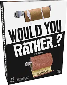 spin master games would you rather funny party card game for college friendsgiving birthdays and more for