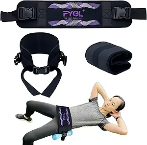 hip thrust belt foldable design slip resistant padding supports 300 lbs ideal for glutes training with