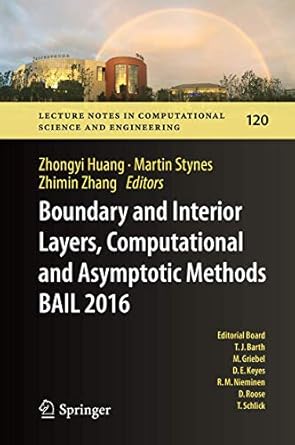 boundary and interior layers computational and asymptotic methods bail 2016 1st edition zhongyi huang ,martin
