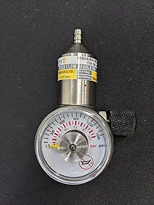 ideal calibrations msa and rki compatible 0 25lpm nickel brass fixed flow calibration gas regulator for