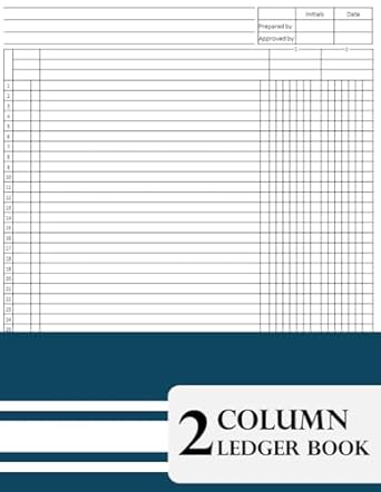 2 column ledger book 8 5x11 2 column income and expense tracker for business and personal use 1st edition