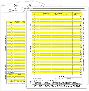 12 pack business receipts and expense organizer envelopes for expense tracker and storing receipts large size