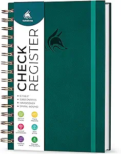clever fox check register for personal checkbook checking book register checkbook register accounting ledger