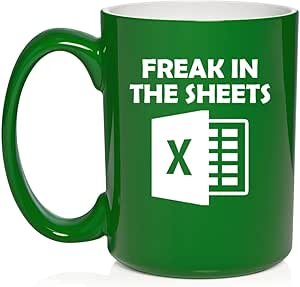freak in the sheets funny accountant cpa spreadsheet ceramic coffee mug tea cup gift for her him men women