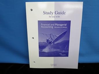 study guide to accompany financial and managerial accounting 1st edition john wild ,barbara chiappetta