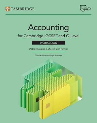 cambridge igcse and o level accounting workbook with digital access 1st edition debbie malpas ,sharon puttick