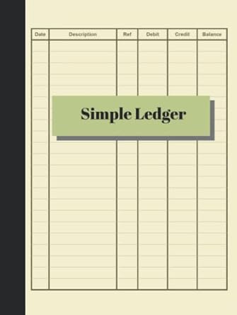 simple ledger cash book accounts bookkeeping journal for small business 120 pages 8 25 x 11 log and track and