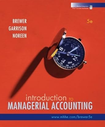 introduction to managerial accounting by peter brewer 1st edition peter brewer b019l5rpoi