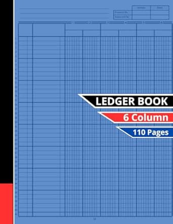 6 column ledger book accounting ledger book for bookkeeping 6 column income and expense tracker for business
