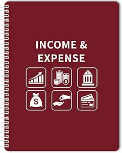 income and expense log book bookkeeping record book/tracker/small business ledger book and accounting 8 5 x