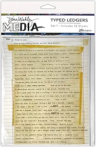 ranger dina wakley media set 1 typed ledgers 12/sht 1st edition ranger b09srdxw2m