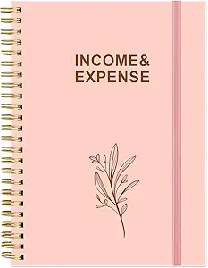 heveboik income and expense log book a5 income and expense ledger book for small business accounting