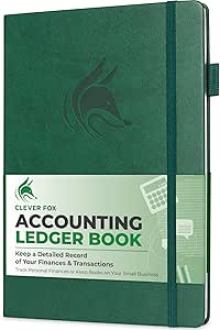 clever fox accounting ledger book accounting book for small businesses and personal use columnar account book