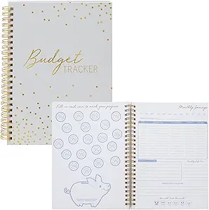 paper junkie budget tracker notebook hardcover monthly expense journal planner budget book monthly planner