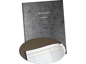 staples columnar book 3 columns 40 sheets/book blue 1st edition  b01mds9wws