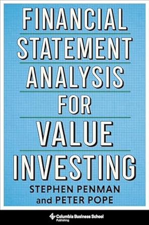 financial statement analysis for value investing 1st edition stephen penman ,peter f pope 0231215681,