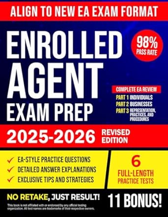 enrolled agent exam prep the complete see exam study guide with 1000+ practice questions detailed answers and