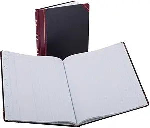 boorum and pease series columnar book 6 column 150 page black/red 1st edition  b0006hx7i4