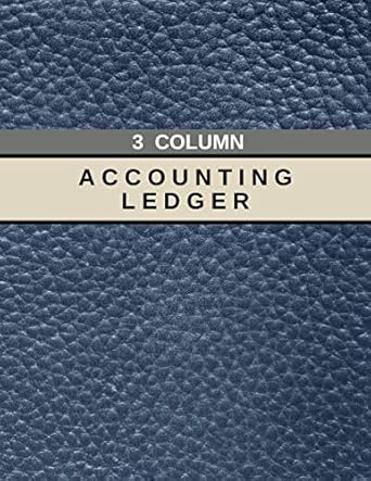 3 column accounting ledger book ledger paper pad columnar notebook in simple leather print cover theme for
