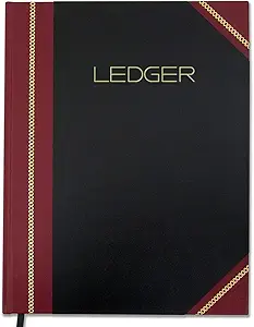 bookfactory ledger book/professional accounting ledger/ 4 column ledger notebook four columns 100 pages 8 x