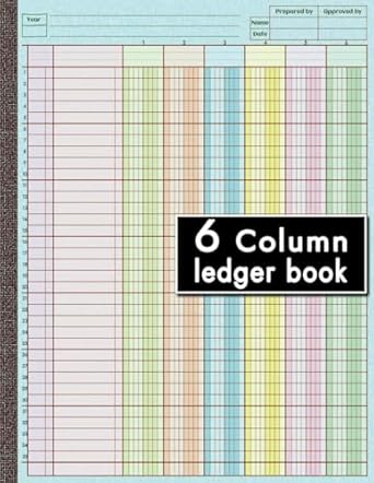 6 column ledger book colorful 6 column accounting ledger book for small businesses columnar pad notebook for