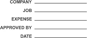 general ledger expense approved stamp accounting stamp self inking accounting rubber stamp 1st edition 