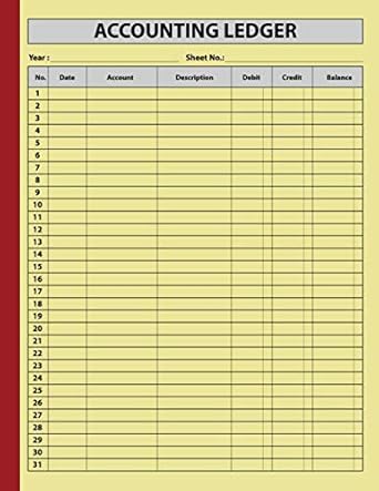 accounting ledger book large and simple bookkeeping log for small businesses and home based income expense