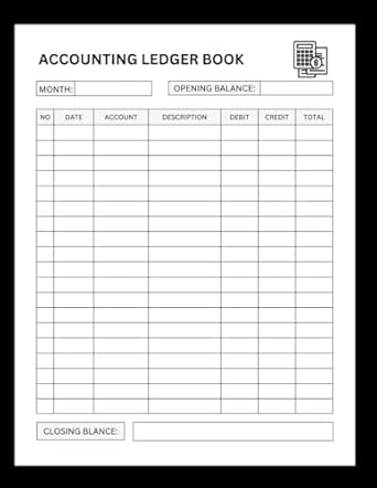 accounting ledger book simple and effective record keeping for small business and personal finance 1st