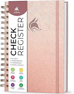 clever fox check register for personal checkbook checking book register checkbook register accounting ledger