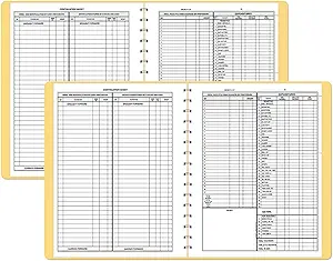 dome 612 bookkeeping record tan vinyl cover 128 pages 8 1/2 x 11 pages 2 pack 1st edition b015wscn9k