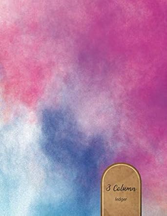 3 column ledger large space 30 row easy writing record book accounting journal simple cash book expenses