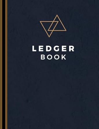 ledger book income and expense log book simple ledger for bookkeeping and small business 1st edition triangle