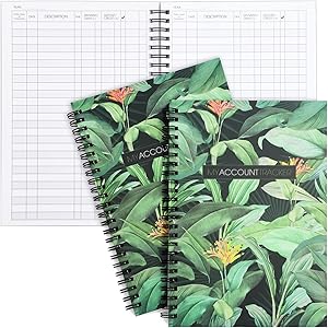paper junkie accounting ledger book for bookkeeping my account tracker expense notebook for small business